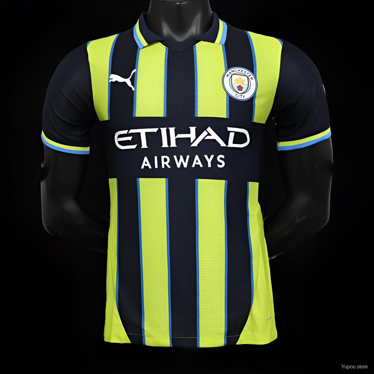 Camiseta de fútbol Manchester City 2024/25 TERCERA MANGA CORTA VERSION JUGADOR